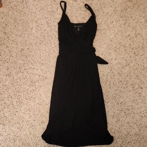 White House Black Market Black Wrap Dress